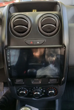 Магнитола для Renault Duster 1 2015-2020, Lada Largus 2021+ (без мультируля, рамка большая матовая) - Teyes CC3L монитор 9" IPS на Android 10, 8-ядер, CarPlay, 4G SIM-слот