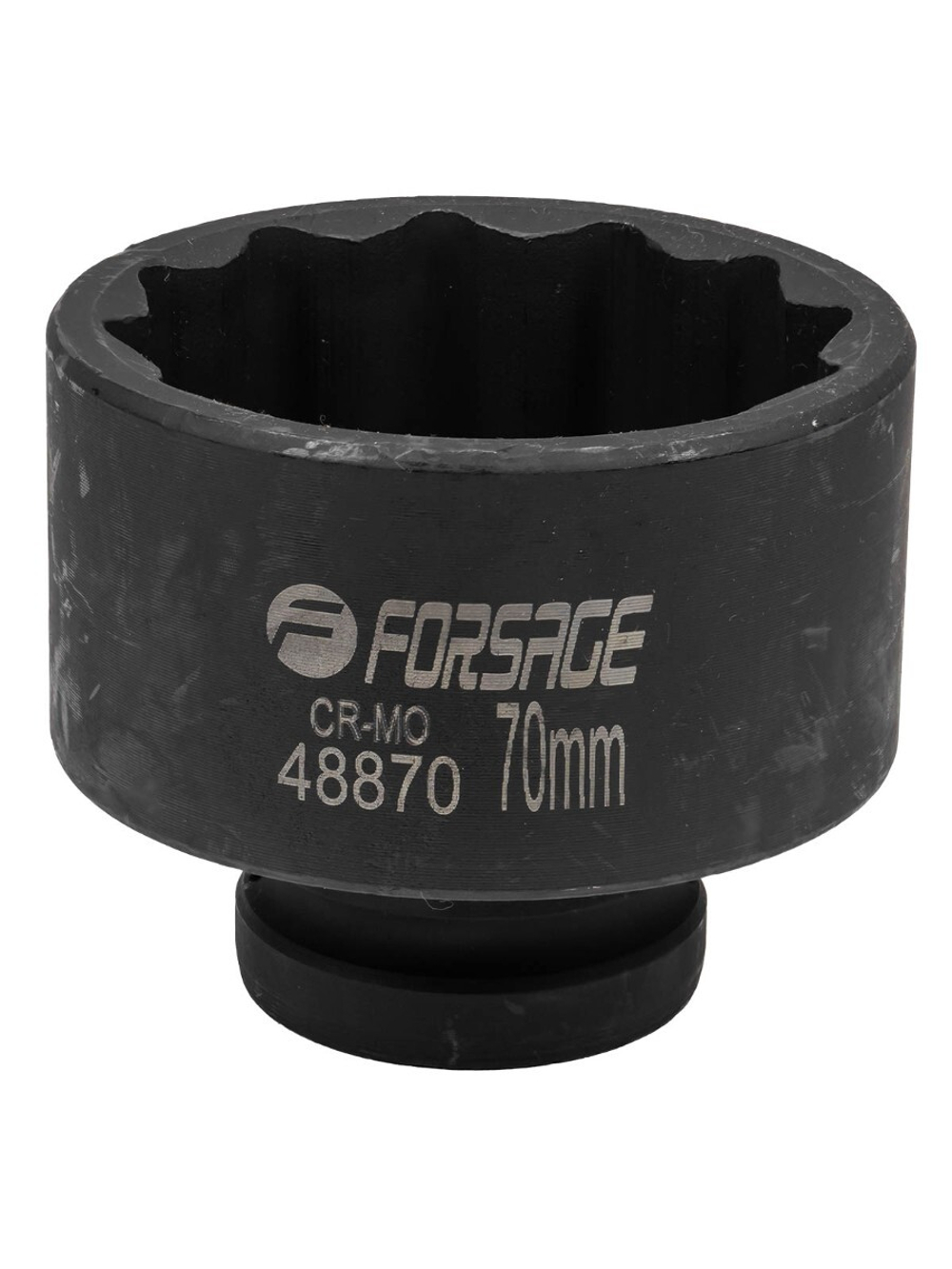 Головка ударная 1'', 70мм (12гр.) Forsage F-48870