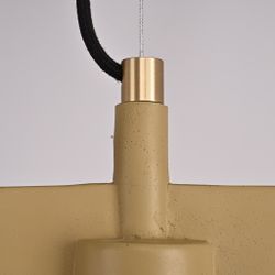 Подвесной бетонный светильник SKOVL A Песочный