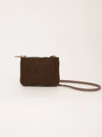 сумка через плечо маленькая кросс-боди льняная