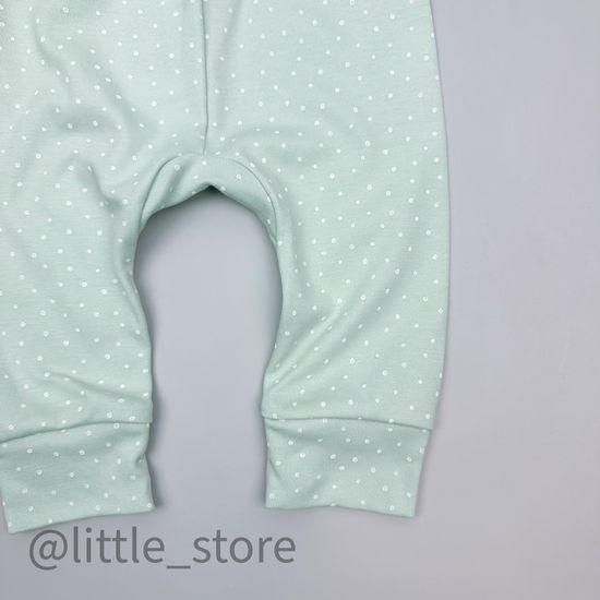 Штанишки хлопковые, Горошки на нефрите