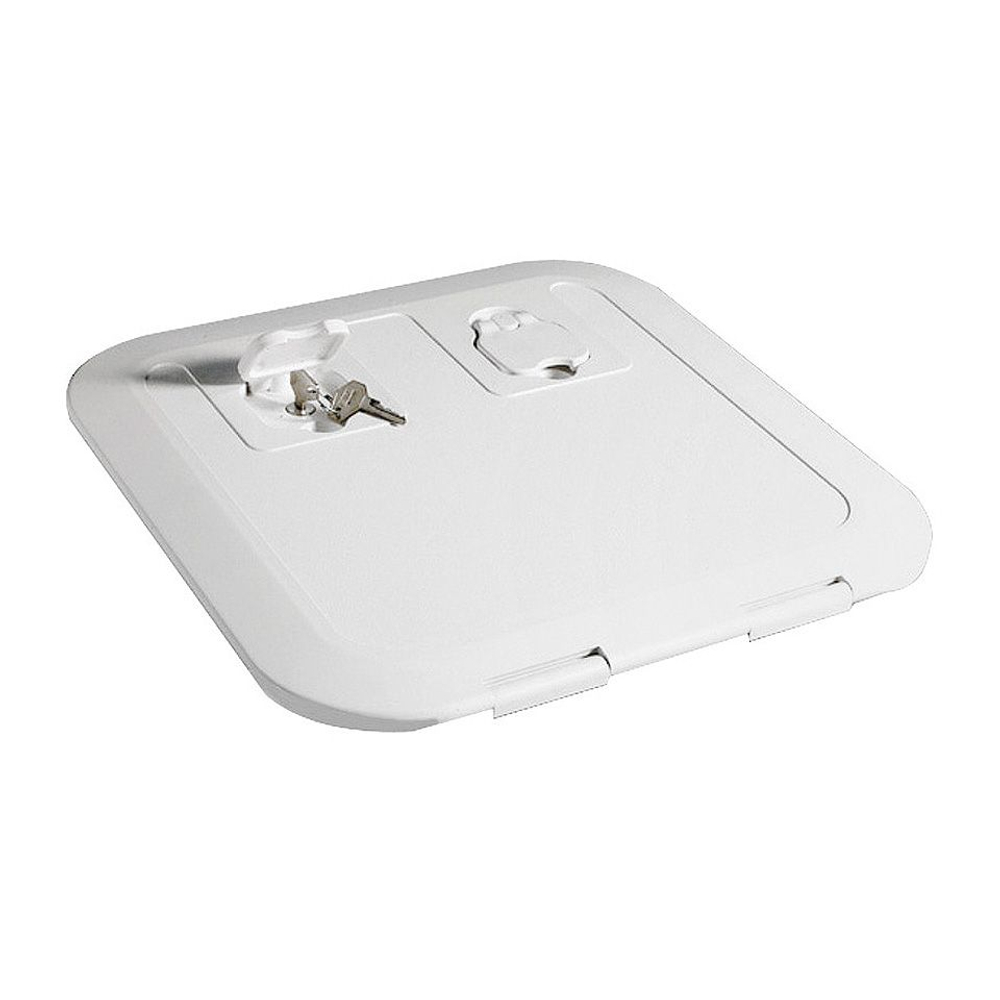 Люк смотровой пластиковый, 375х375 мм серый (10265729)