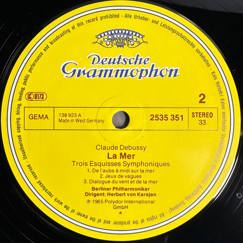 Равель - Болеро / Дебюсси - Море, Прелюдия к Послеполуденному отдыху фавна (Германия 1979г.)