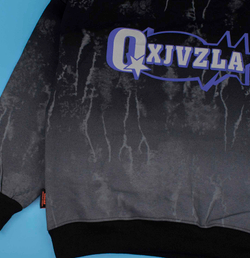 толстовка худи Q звезда теплая флок 4788