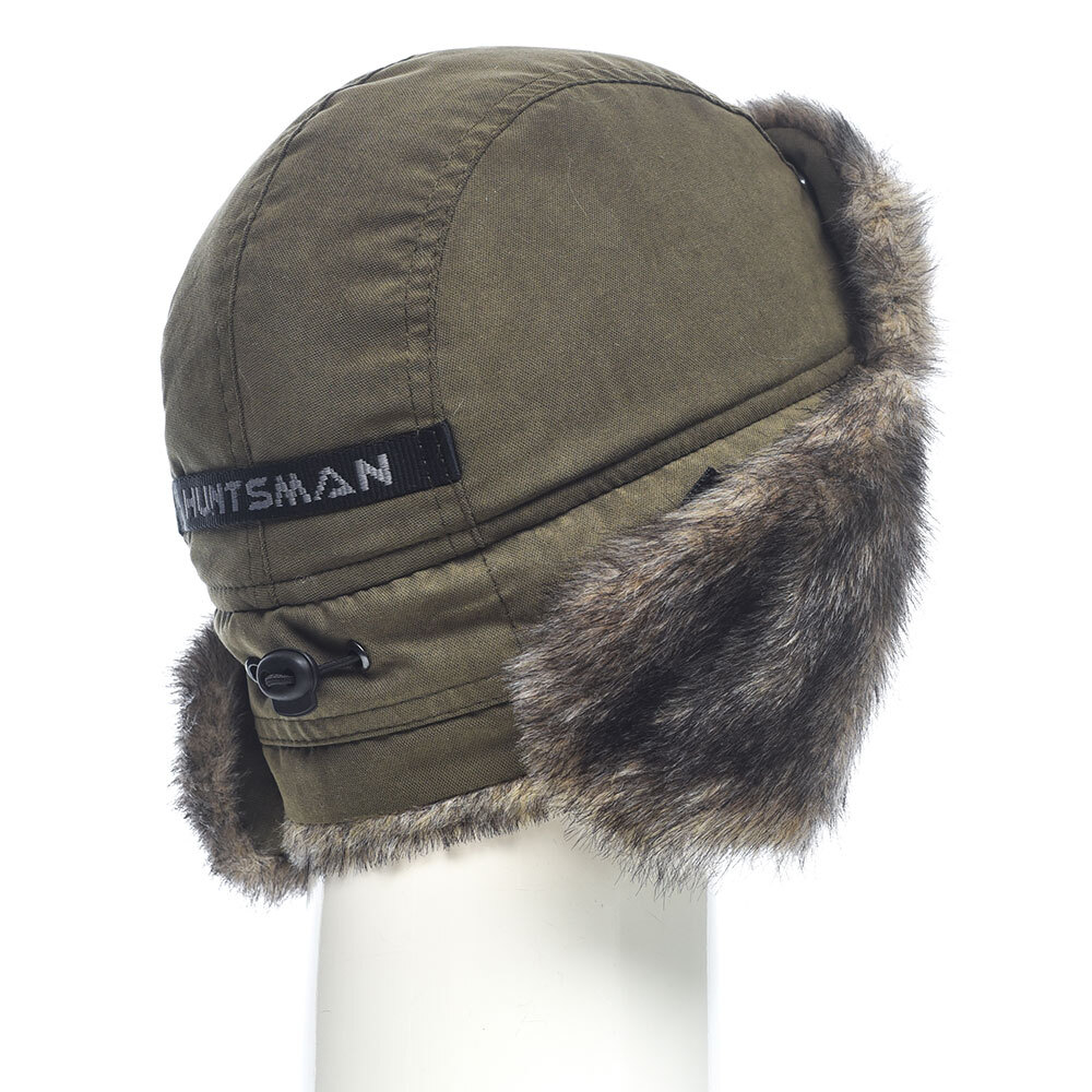 Шапка ушанка зимняя Yukon Ice Huntsman цвет Хаки ткань Finlandia