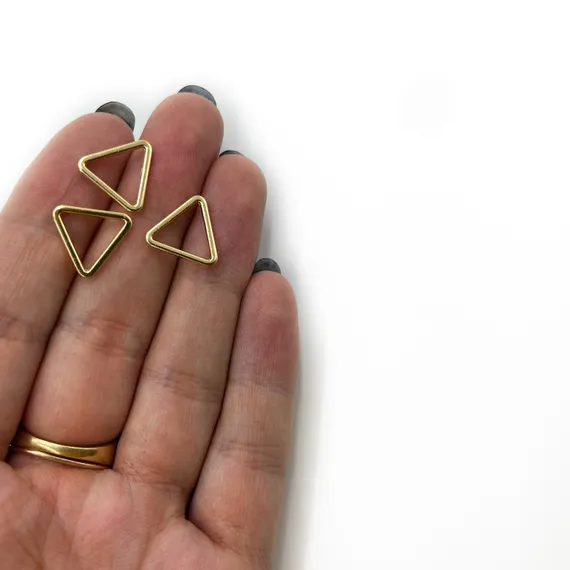 Треугольник для бретели золото 10 мм, Arta-F