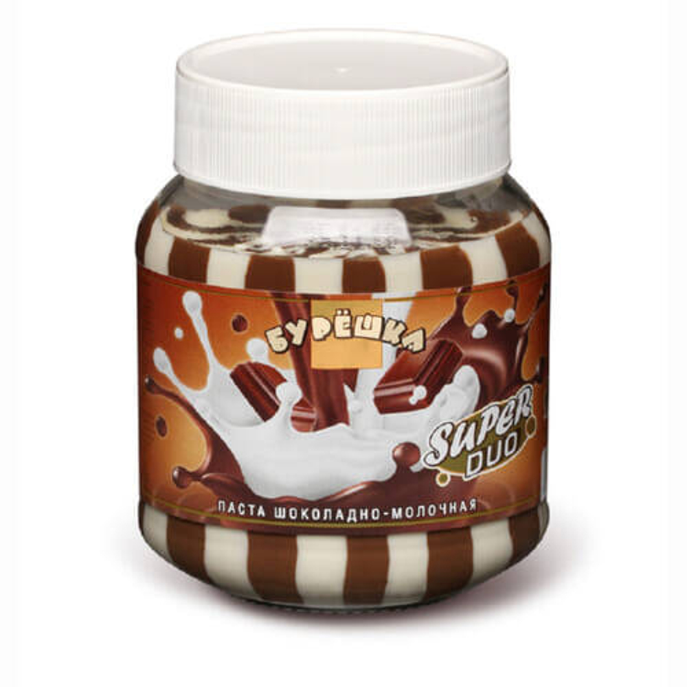 Паста шоколадно-молочная Бурёшка Super Duo 350 г