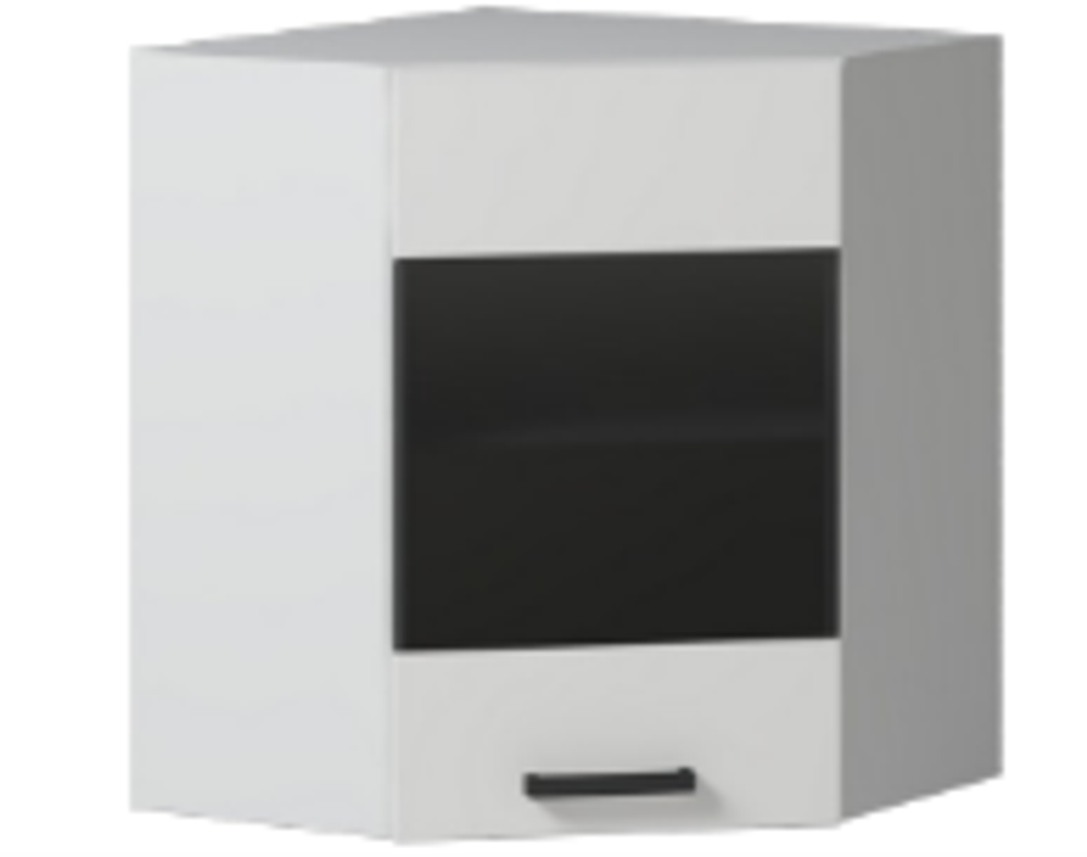 Alisa Loft - Шкаф угловой 600 со стеклом