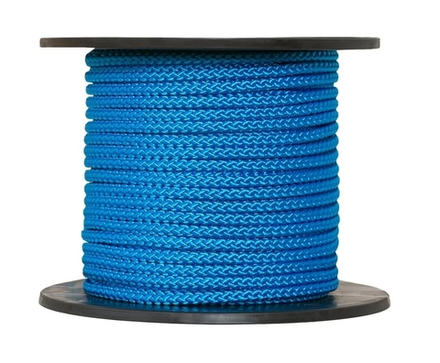 578 Канат полипропиленовый плетеный 10мм 24 пряди с сердечником 1м
