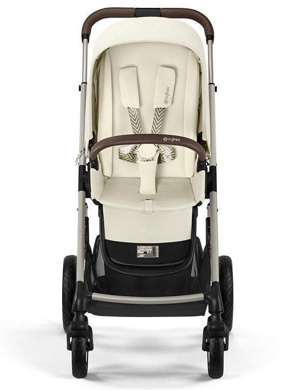 Коляска Cybex Talos S Lux TPE complete Aton S2 Ocean Blue 3 в 1 Seashell Beige с дождевиками