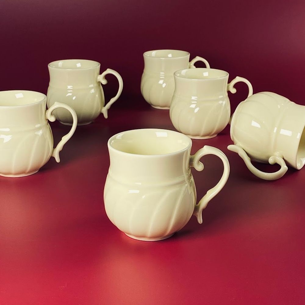 Lenardi 164-019 Набор из 6 кружек 300мл в под.уп.(х12)Фарфор