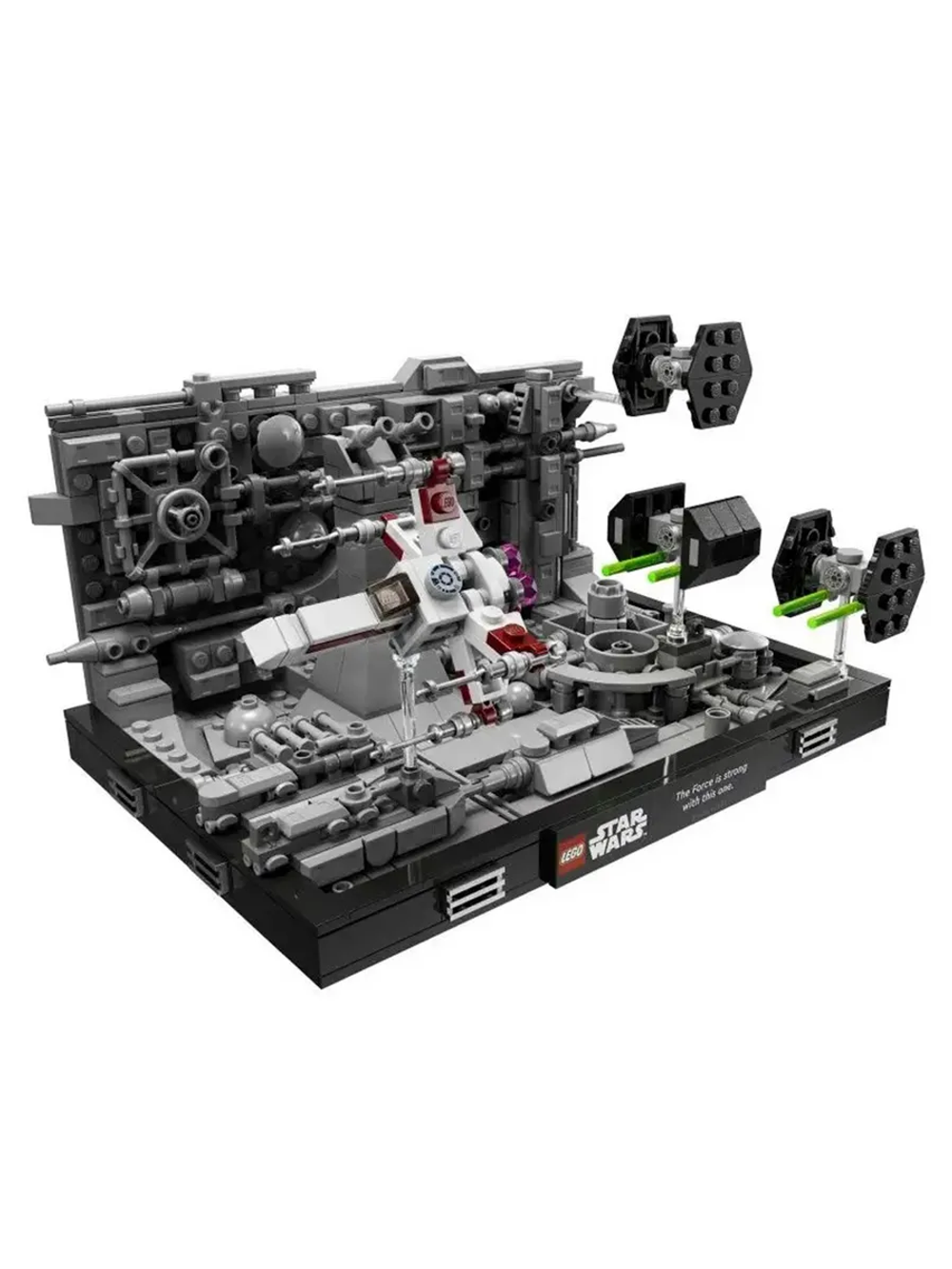 LEGO Star Wars 75329 «Диорама: Пролет над Звездой Смерти» — коллекционный набор для фанатов космической саги