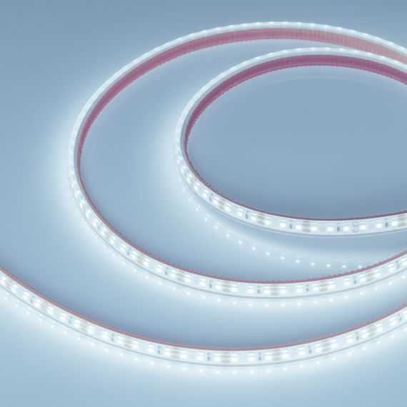 Светодиодная влагозащищенная лента Arlight 9,6W/m 120LED/m 2835SMD холодный белый 5M 033895