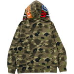 A Bathing Ape Bathing Ape Camouflage Pattern Zip Fastening Худи зеленый