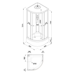 Душевая Кабина Ультра 80*80 В