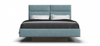 Кровать BOSS LOFT Сонома, велюр Monolit аква