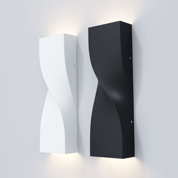 Уличный настенный светодиодный светильник Maytoni Twist O040WL-L11B3K