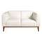 Двухместный диван Angel Cerda 5353-2P, белая кожа