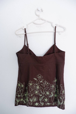 Топ H&M с вышивкой 44 размер