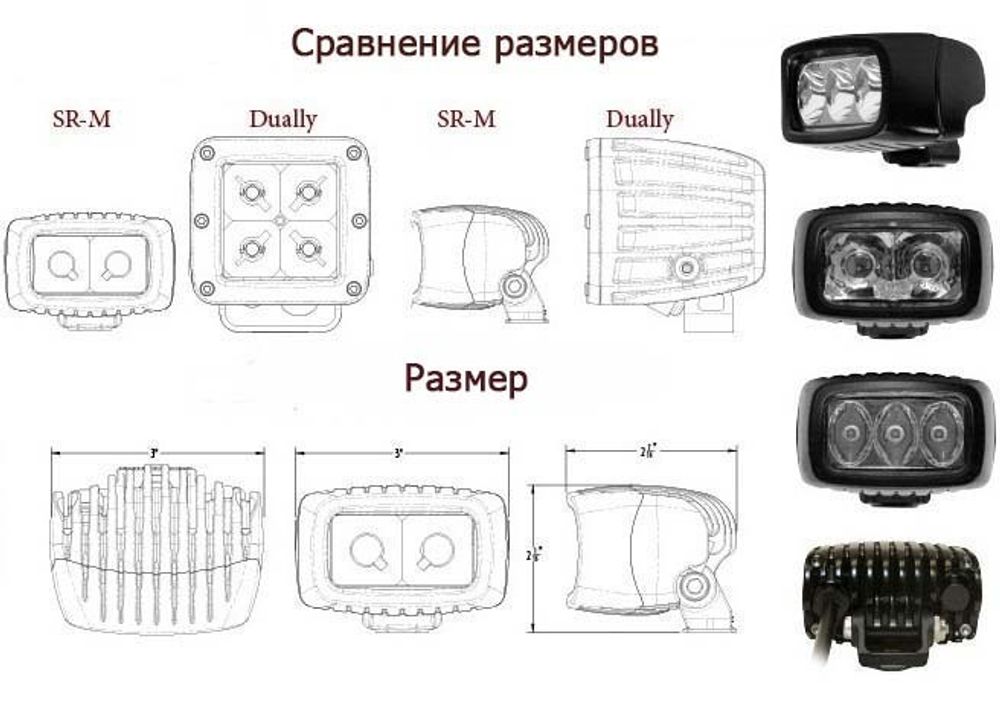Rigid Industries SRM Diffusion (2 диода)