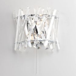 Citilux Ингвар CL334421 Бра хрустальное с выключателем Хром