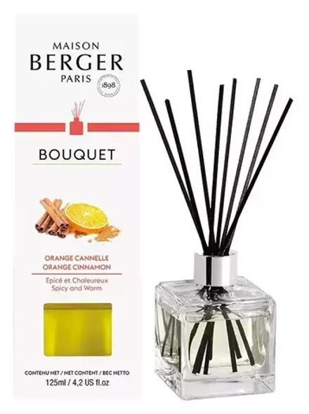 Maison Berger Paris - Набор палочек Cube + ароматическое масло «Апельсин с корицей» / артикул   6002  / GTIN 3127290060020