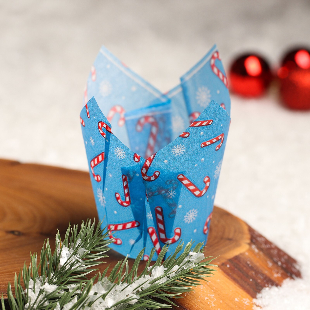 Форма бумажная "Тюльпан" Леденцы 50*80мм (12 шт)