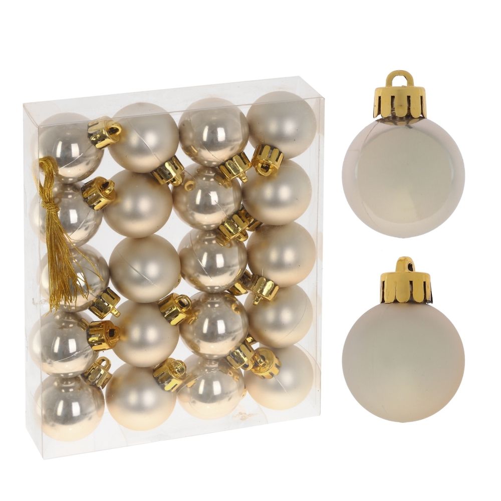 GAEM Набор из 20шт Украшение новогоднее "Шар", D3 см, L11,5 W3 H14,5 см