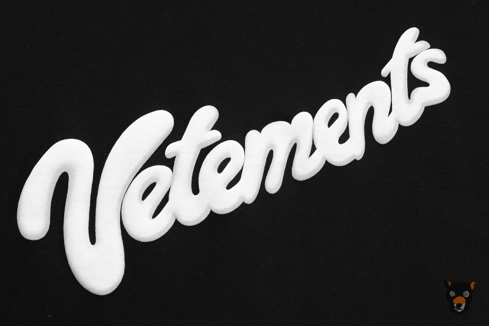 Футболка Vetements "Sweet Logo" черная