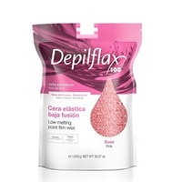 Розовый пленочный воск в гранулах Depilflax Pink Film Wax 1000г