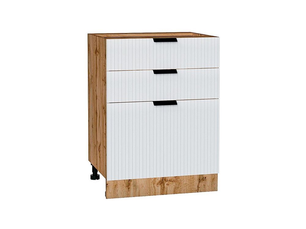 Шкаф нижний с 3-мя ящиками Евро Лайн