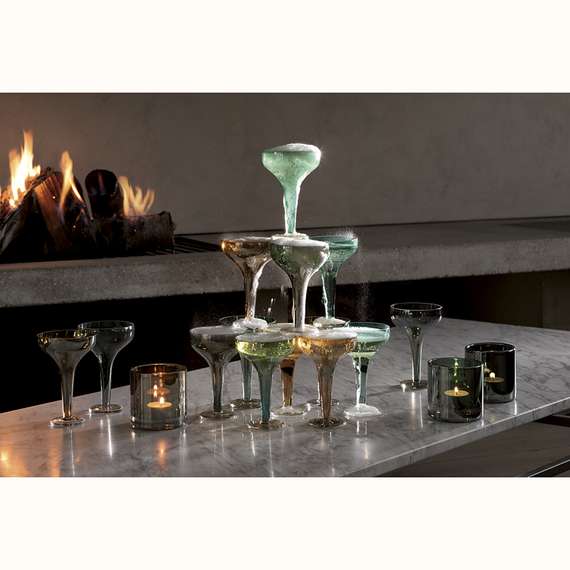 Подсвечник Signature Epoque 8,5 см янтарь