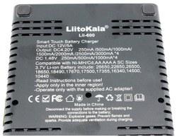 Зарядное устройство интеллектуальное LiitoKala lii-600 для аккумуляторов 18650 26652