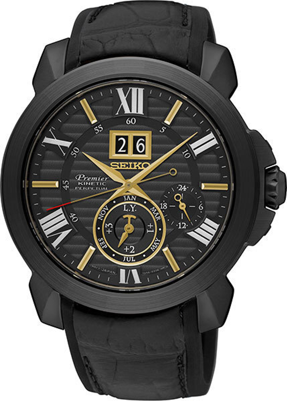 Мужские японские часы Seiko SNP145P1+кор