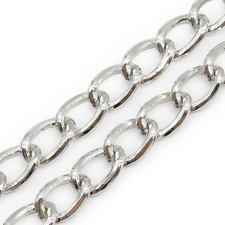 Цепь алюминиевая 18*11,8*10м, цв.никель