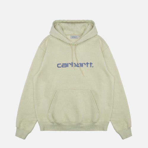 Толстовка мужская Carhartt WIP Hooded Sweatshirt  артикул:I030547_beryl_sorrent - купить в магазине Дайс