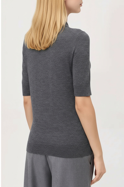 BOSS Поло из мериносовой шерсти