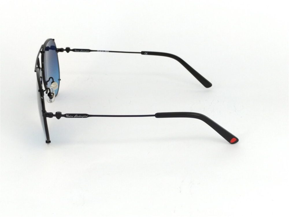 Солнцезащитные очки Tonino Lamborghini 752-03 AF FR Black-Metal Shaded Dark Blue