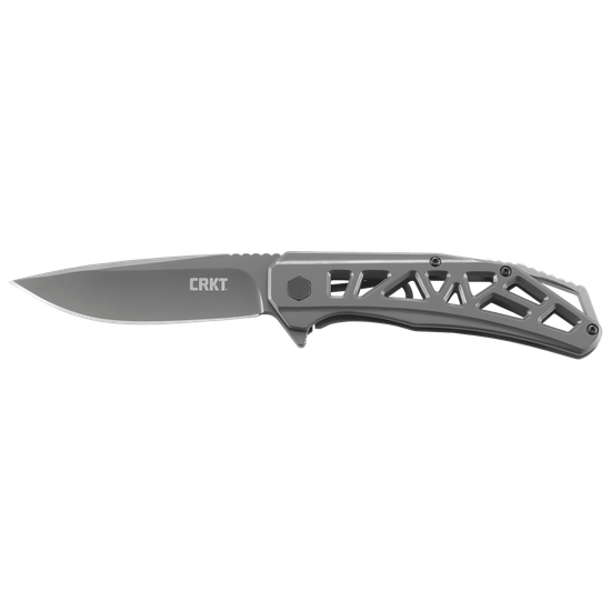 Складной нож CRKT K330GGP Gusset c клинком из стали 8Cr13MoV, рукоять Stainless Steel