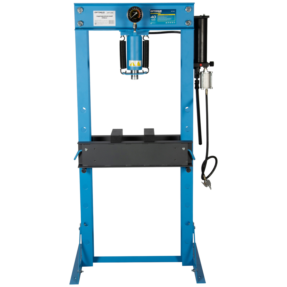 OPT-240 Пресс гаражный 40 т, с ручным и пневмогидравлическим насосом