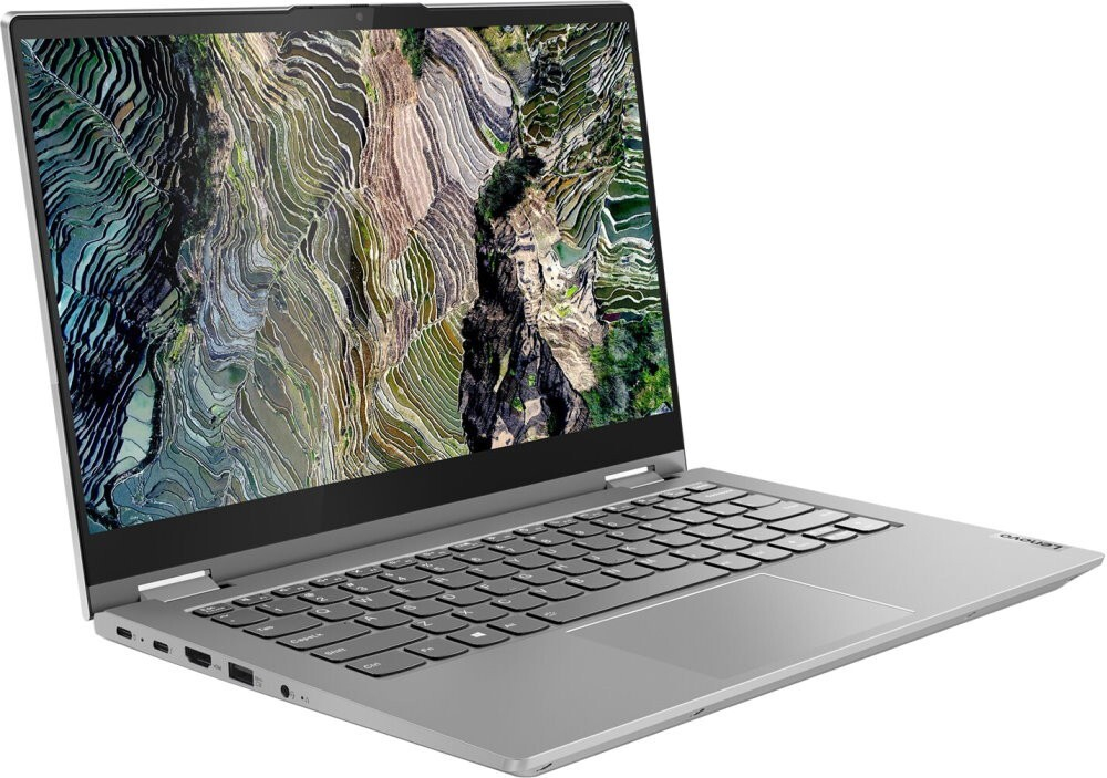 Ноутбук Lenovo ThinkBook 14s Yoga ITL (20WE0030RU) 14.0; FHD Touch GL i5-1135G7/8Gb/512Gb SSD/Iris Xe Graphics/NO OS/Mineral grey