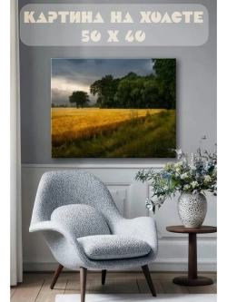Картина на стену 40 X 50 Поле