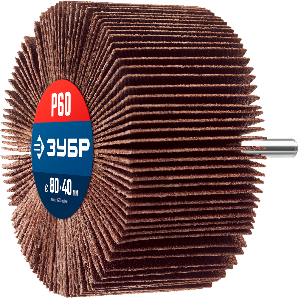 36604-320 Круг шлифовальный веерный лепестковый, P320, 80x40мм