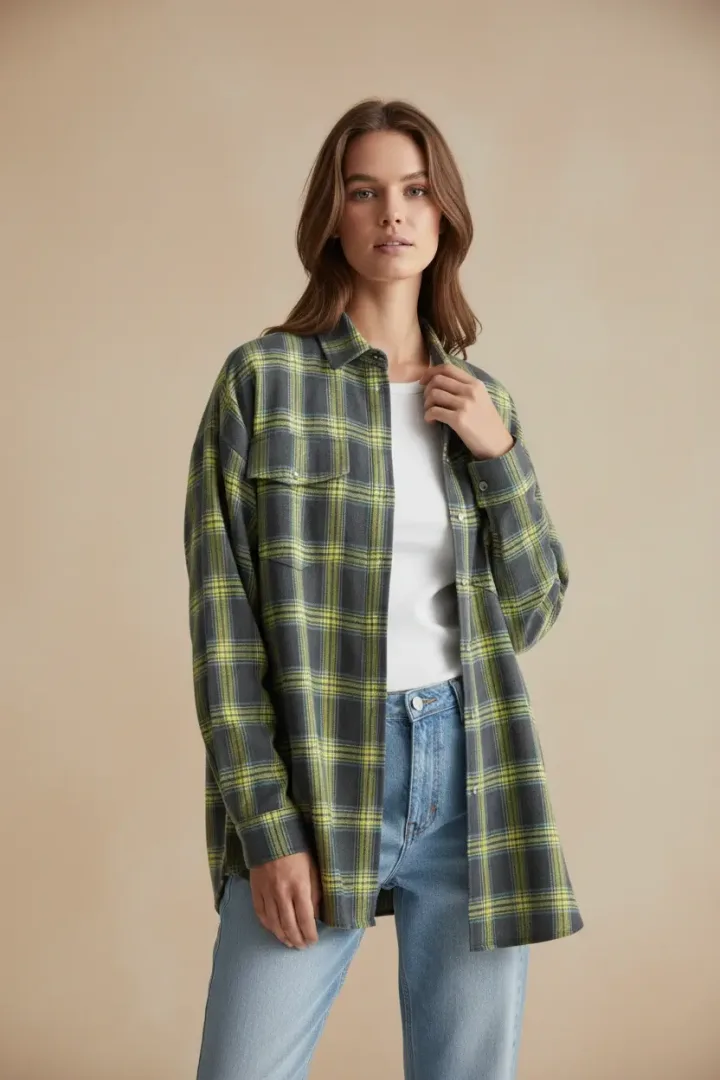 Женская рубашка в клетку «UPI»