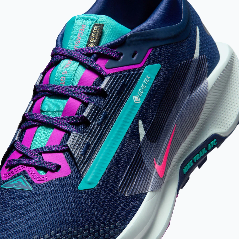 Кроссовки для бега Nike Pegasus Trail 5 GORE-TEX midnight navy/hyper pink/glacier blue