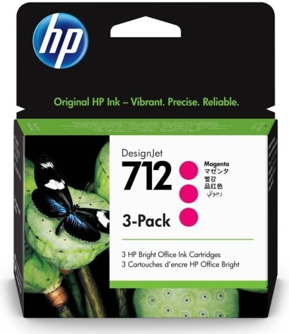 Картриджи HP 712 3ED78A пурпурный