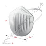 ЗУБР МТ-160 5шт. в упаковке, однослойная, техническая маска (11108-H5)