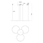 Основание для подвесного светильника Favourite Canopy 4591-220-3CH