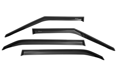 Дефлекторы боковых окон Vinguru на HYUNDAI Creta 2016-2020, 4 шт. накладные,материал ПК арт.AFV90616