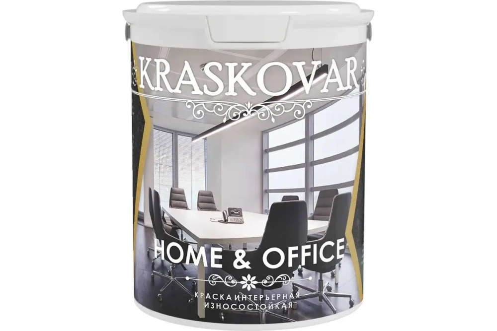 Краска интерьерная Kraskovar HOME & OFFICE износостойкая База С